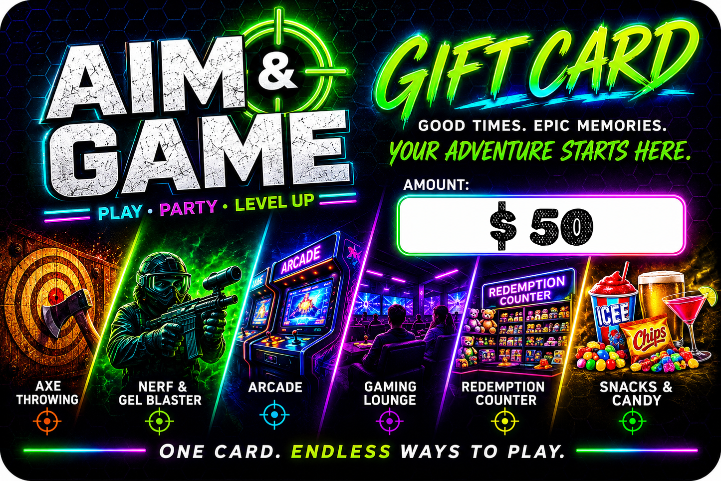 Aim & Game - Gift Card