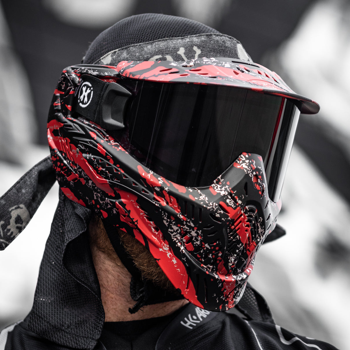 HSTL Goggle - Fracture Black/Red