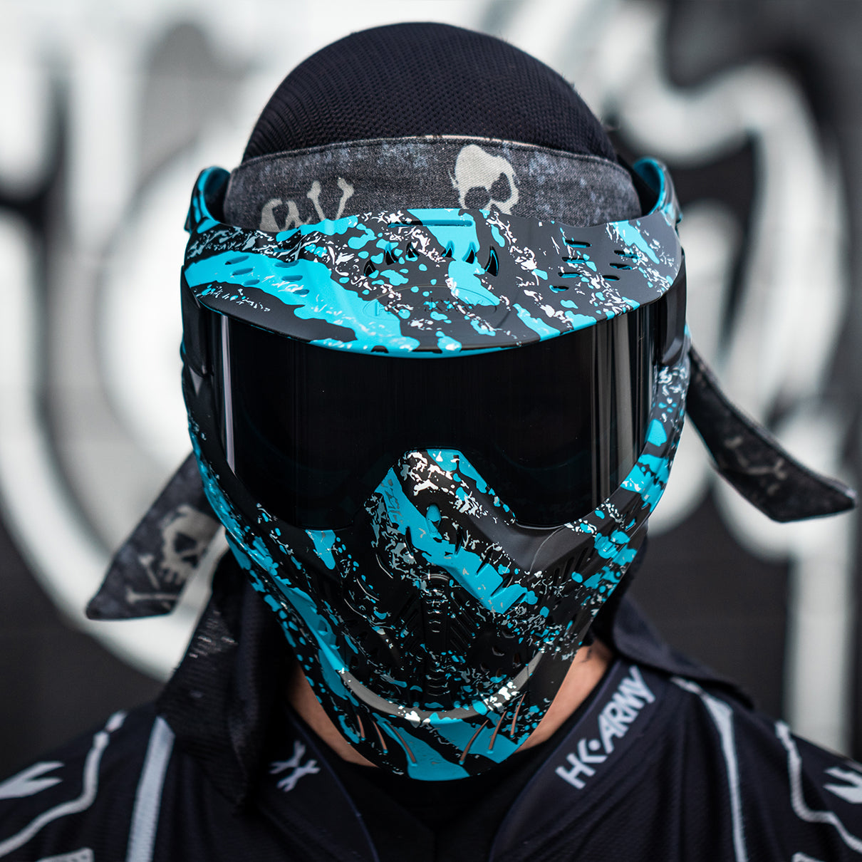 HSTL Goggle - Fracture Black/Turquoise