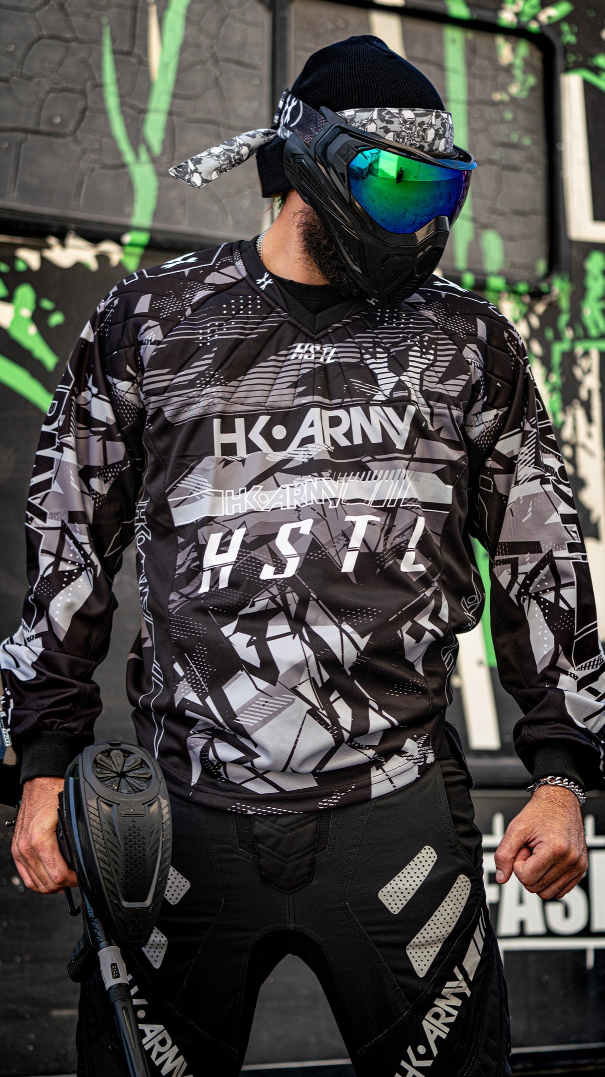 HSTL Line Jersey - Charcoal - Black/Grey