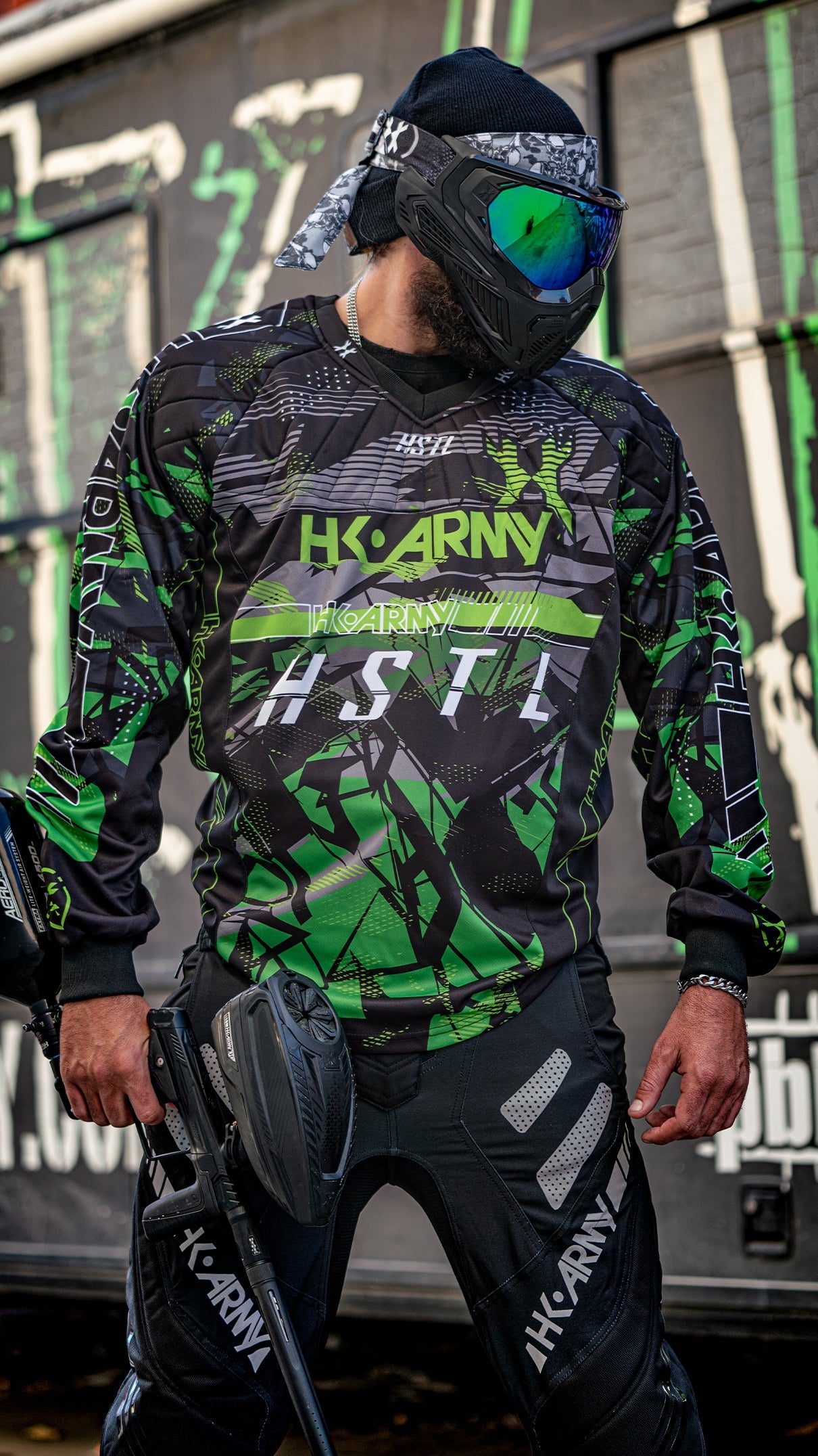 HSTL Line Jersey - Slime - Green/Black