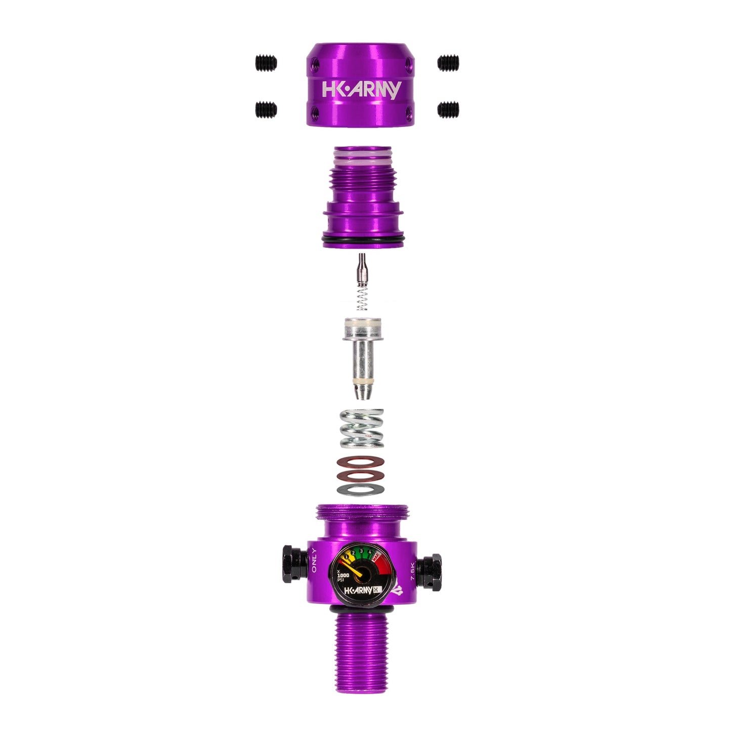 AeroLite Pro Regulator - Adjustable & Rotational - Purple